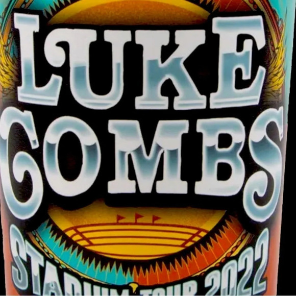 NWOT LUKE COMBS Official Merch 22oz Stadium Tour Concert Commemorative Cup (1) - Picture 4 of 7